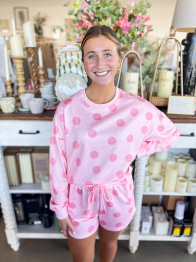 Millie Pink Polka Dot Short Set – Kenzie Parker