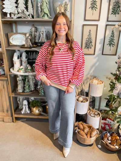 Jodifl Red Ivory Lesli Top