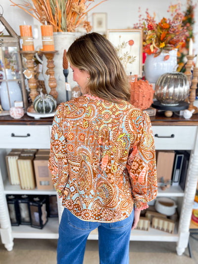 Rust Multi Sarah Blouse