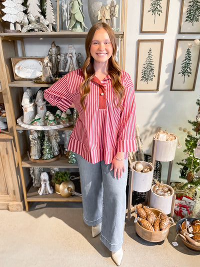 Entro Pink Sherry Top