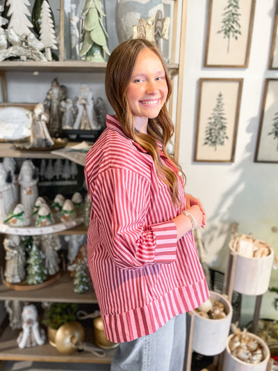 Entro Pink Sherry Top