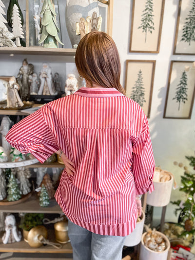 Entro Pink Sherry Top