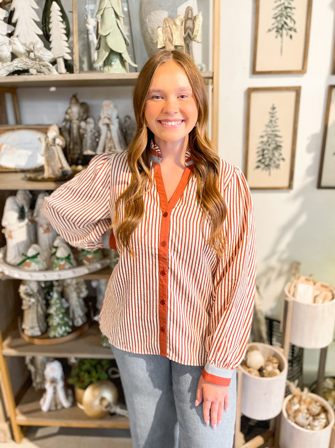 Jodifl Brick Arlet Top