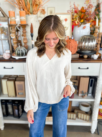 Umgee Champagne Kaylee Top