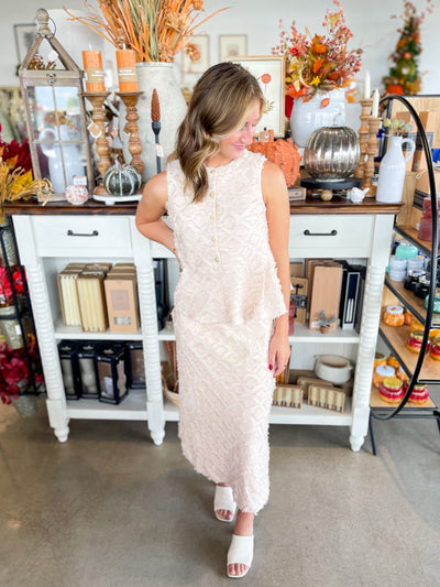 Fringe Plaid Pattern Set