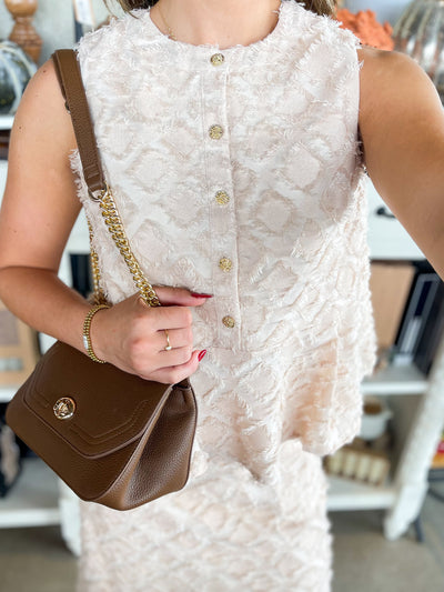 Fringe Plaid Pattern Set
