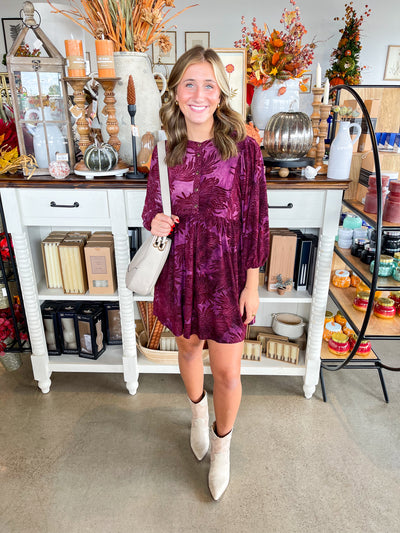 Jodifl Wine Niki Dress