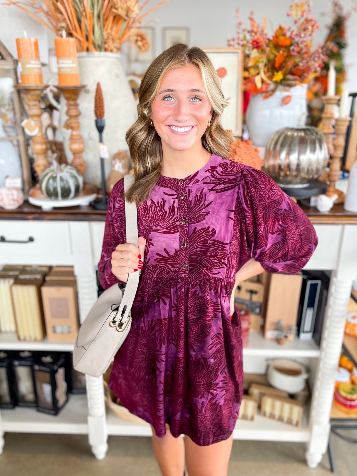 Jodifl Wine Niki Dress