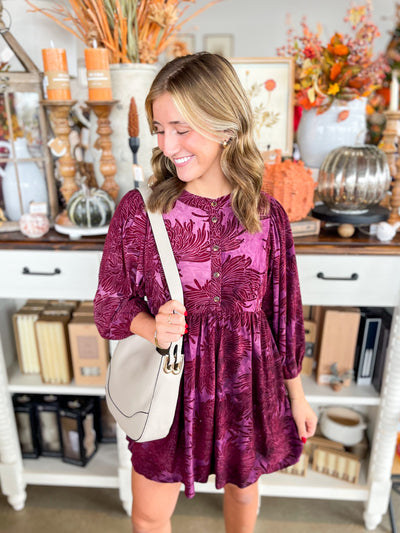 Jodifl Wine Niki Dress