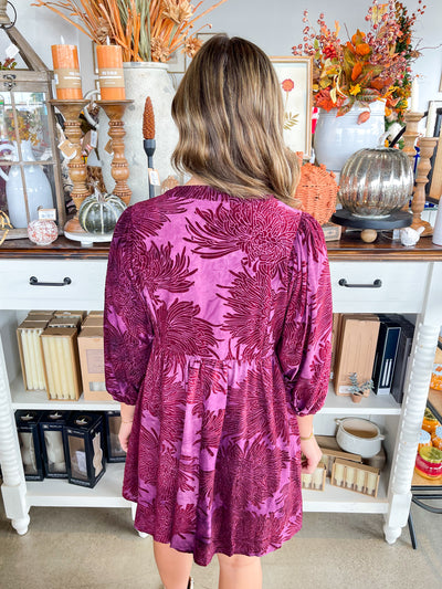 Jodifl Wine Niki Dress
