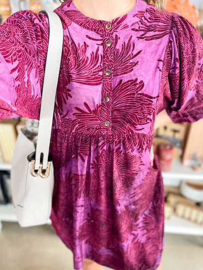 Jodifl Wine Niki Dress