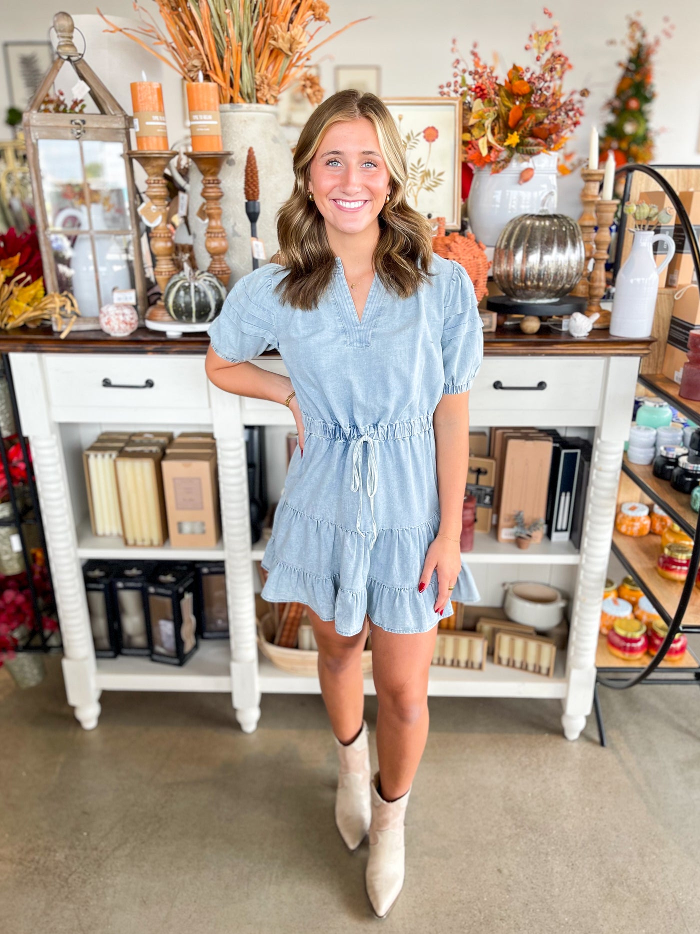 Light Denim Brady Dress