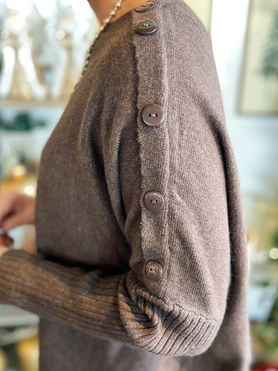 Sheffield Button Sweater One Size