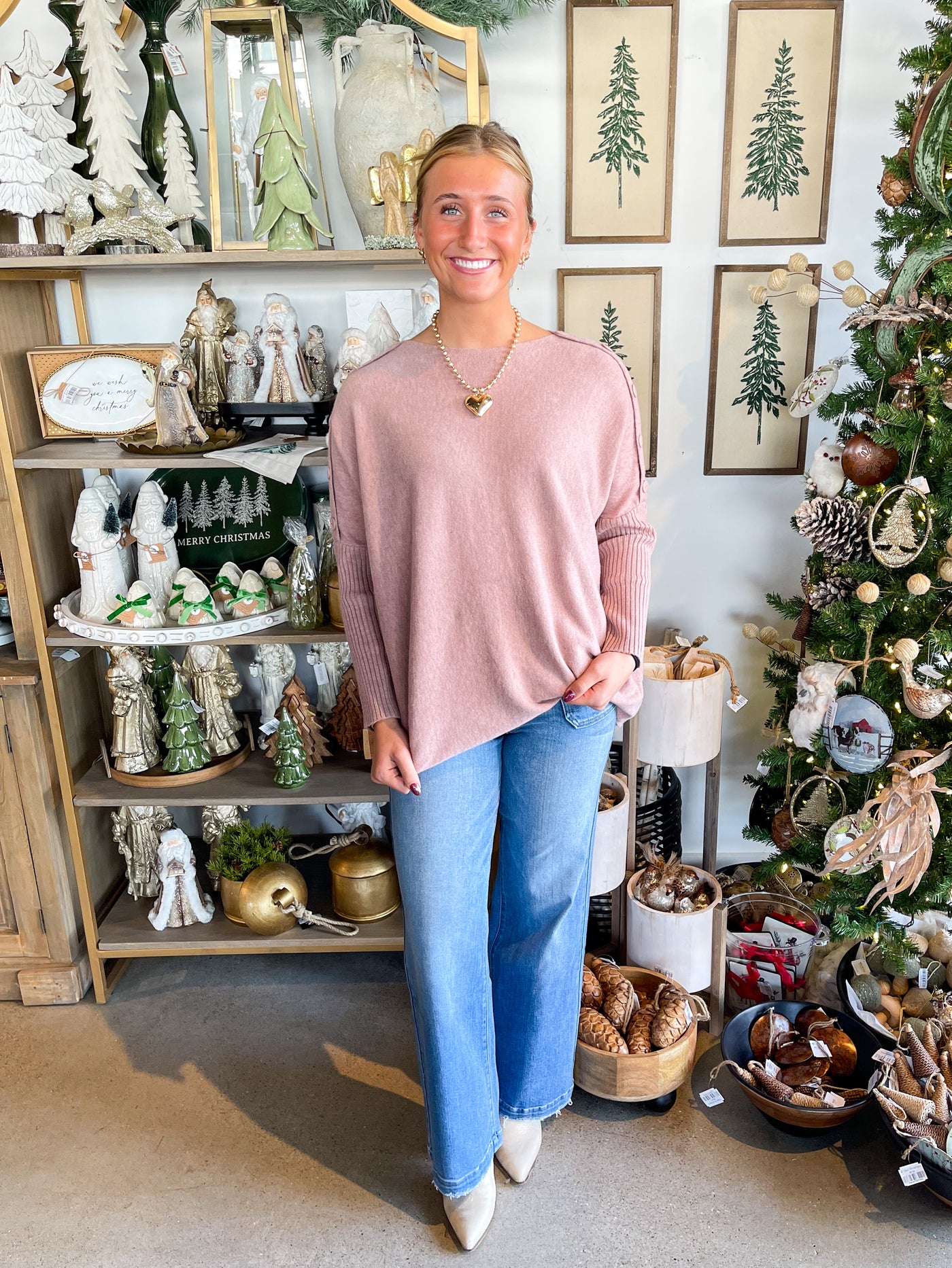 Artemis Vintage Eco Friendly Fabric High Rise Slim Palazzo Jean