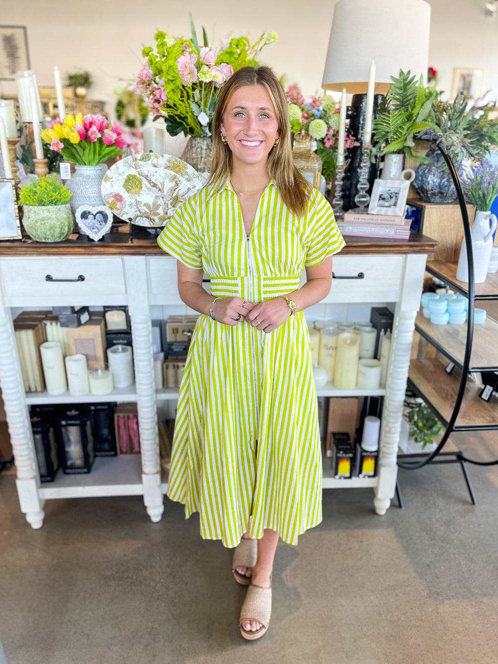 green emerald velvet dress 185 Linen Core, Bowling Green  gather here online