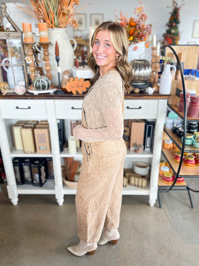 Camel Easel Print Overall