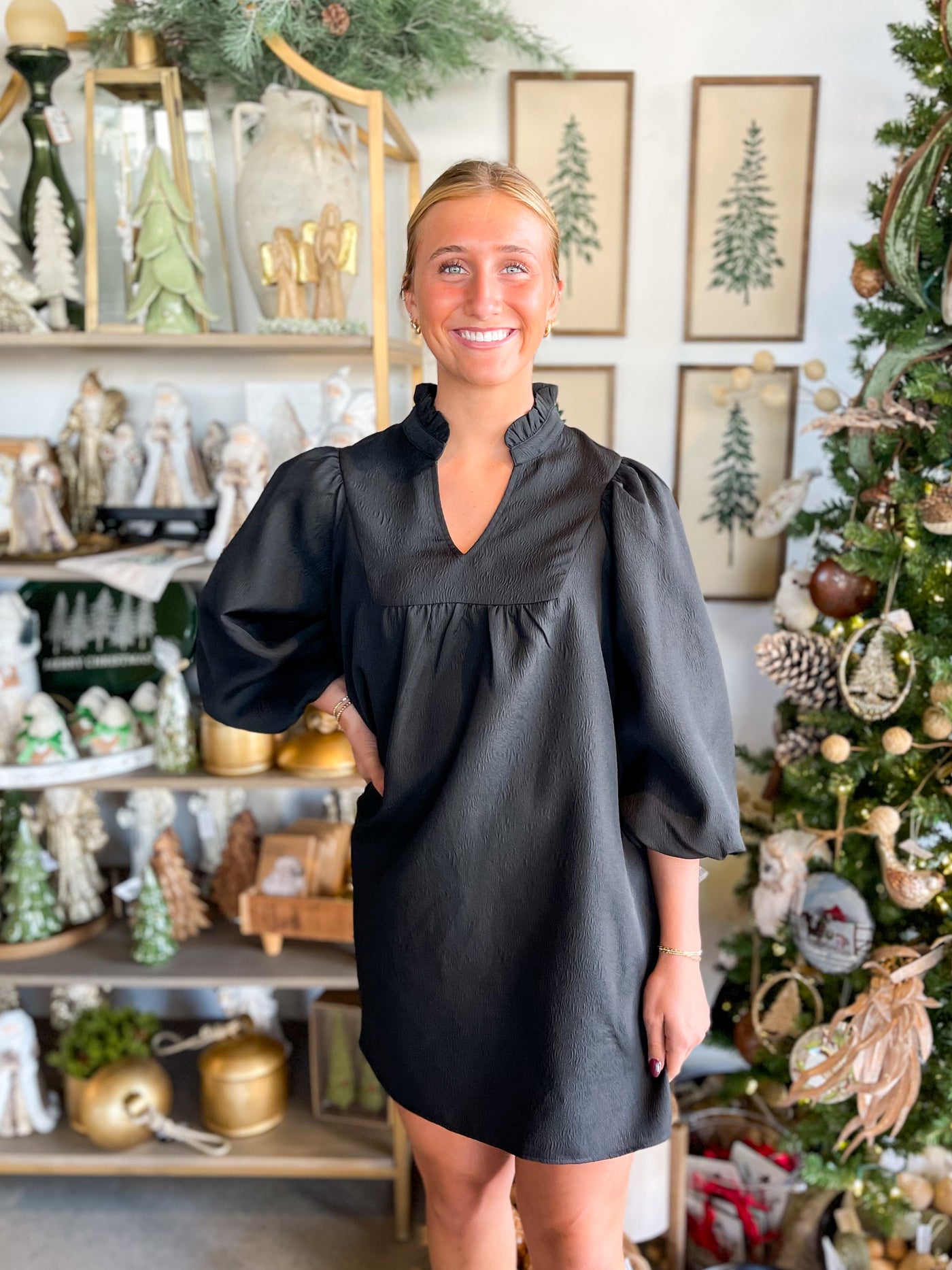 Jodifl Black Heidi Dress