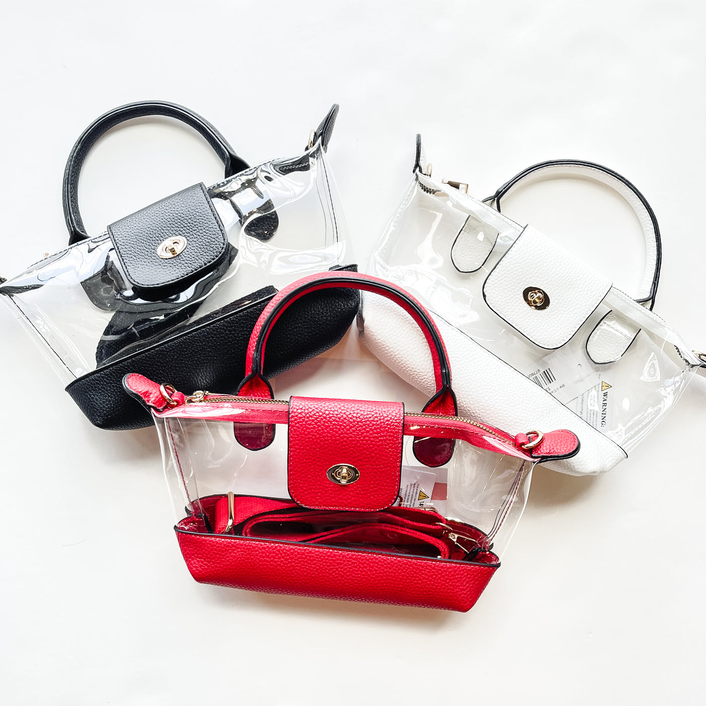 Stella Clear Mini Satchel Crossbody