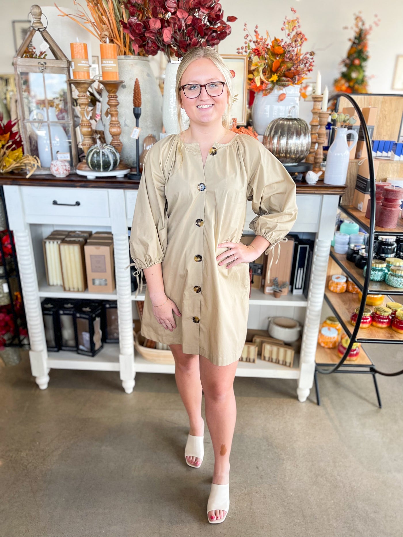 Pheebes Button Down Dress