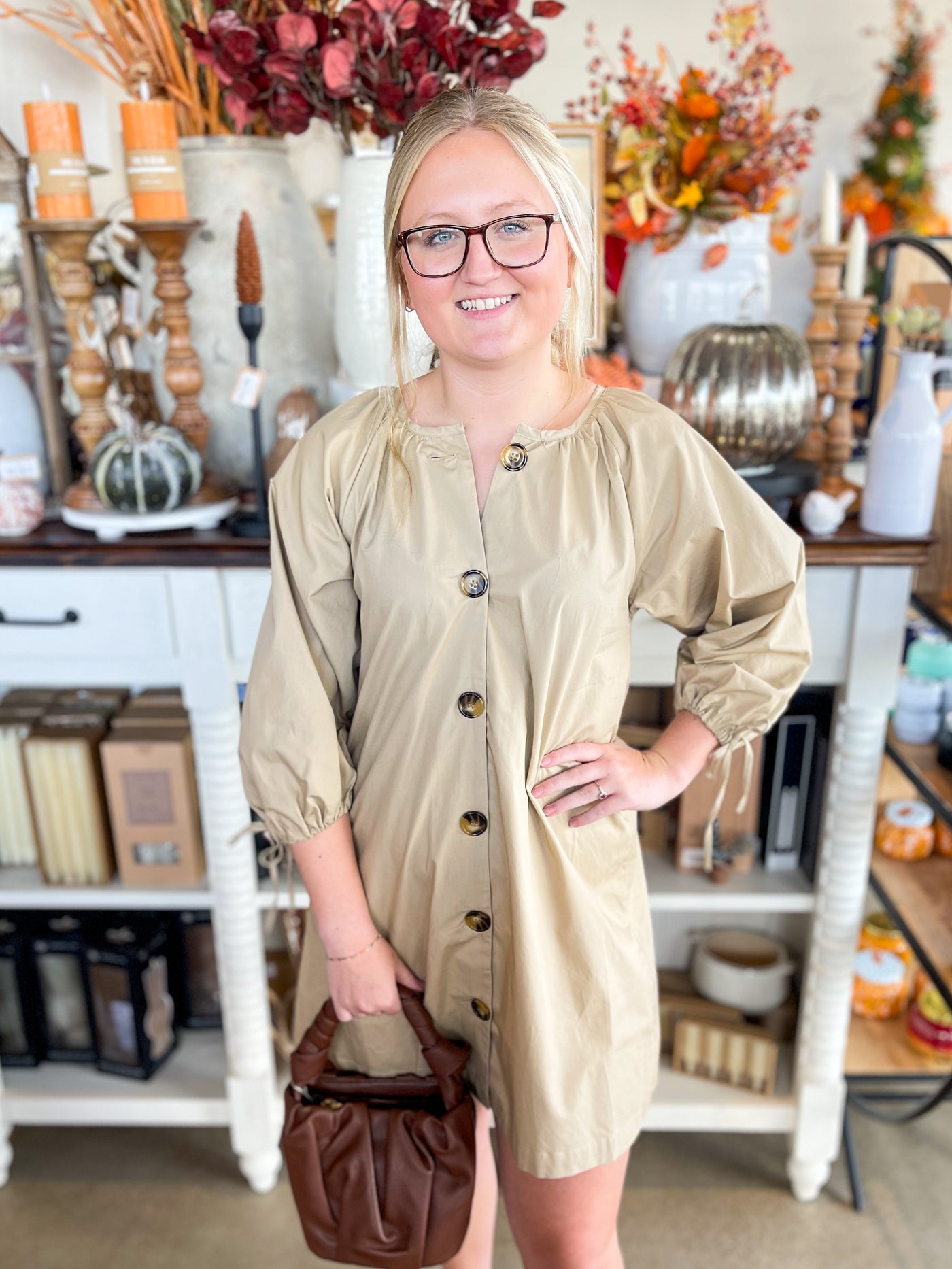 Pheebes Button Down Dress