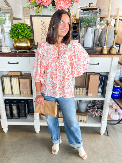 Peach Wave Candice Top