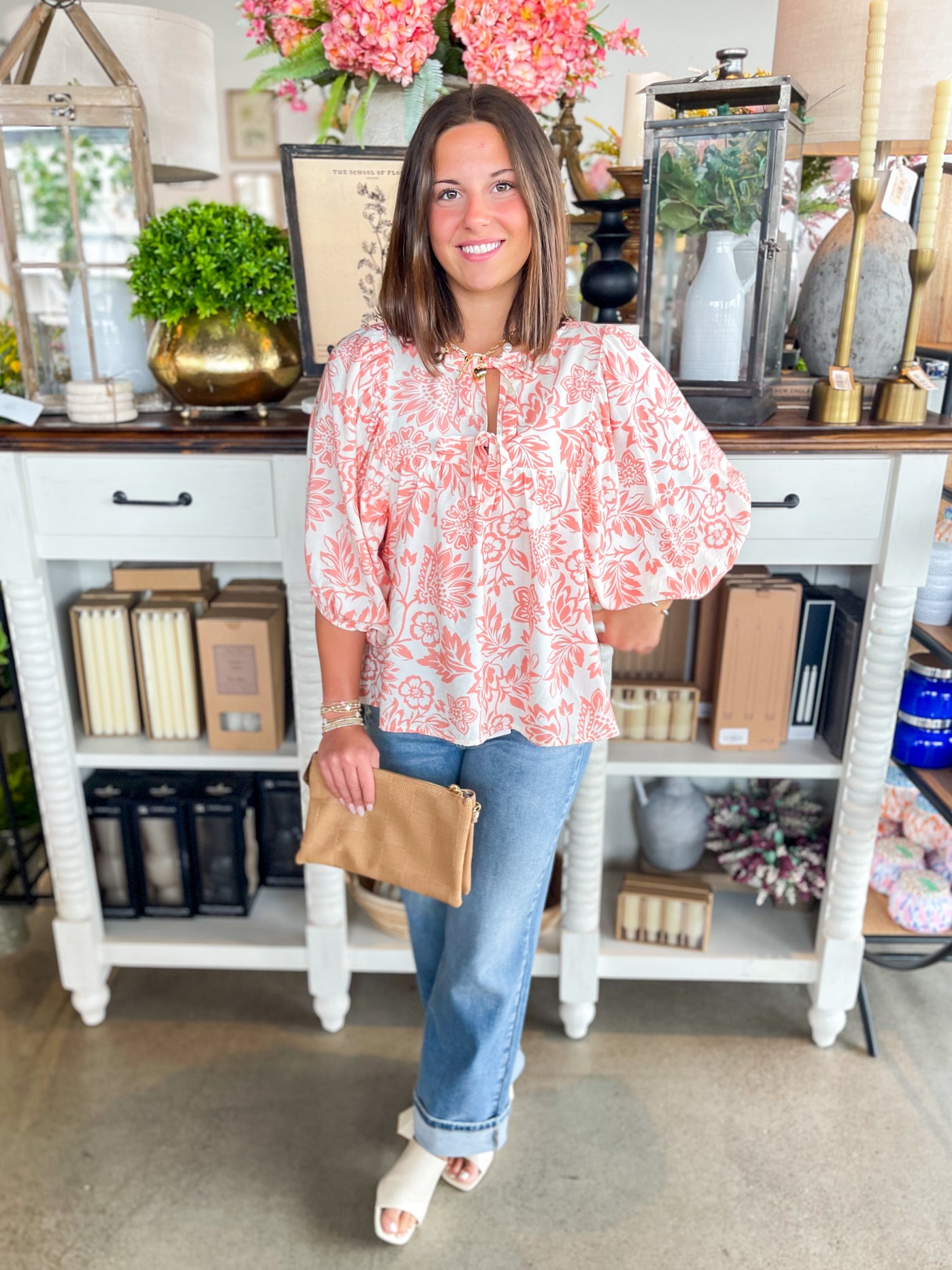 Peach Wave Candice Top