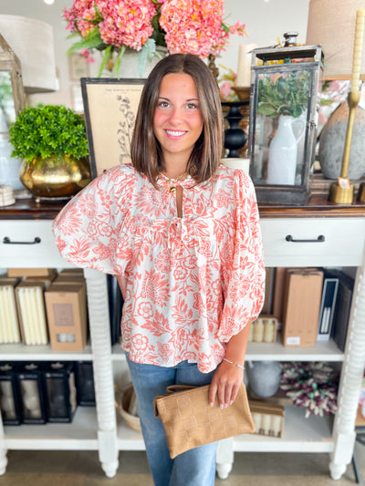 Peach Wave Candice Top