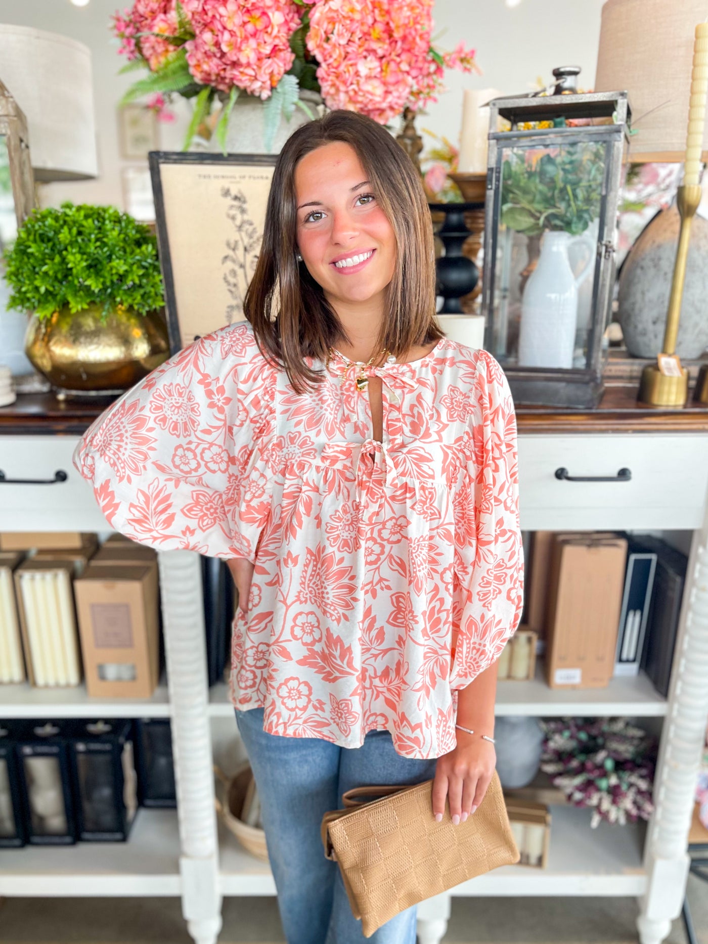 Peach Wave Candice Top