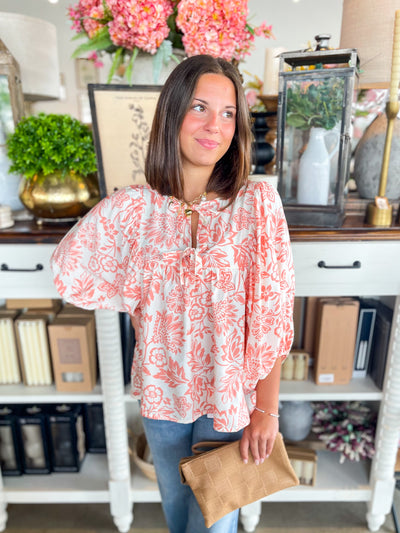Peach Wave Candice Top