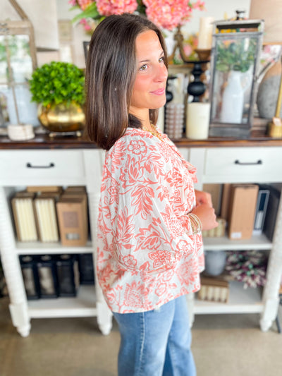 Peach Wave Candice Top