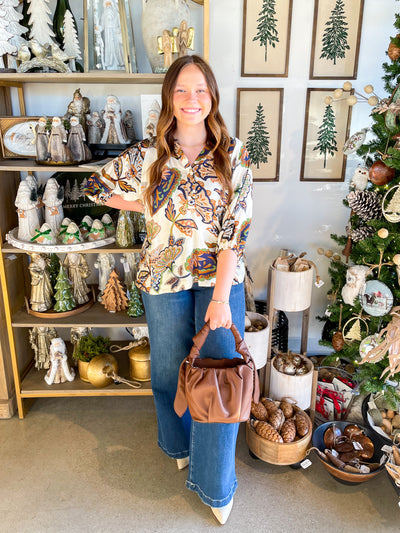 Umgee Cream Briar Top