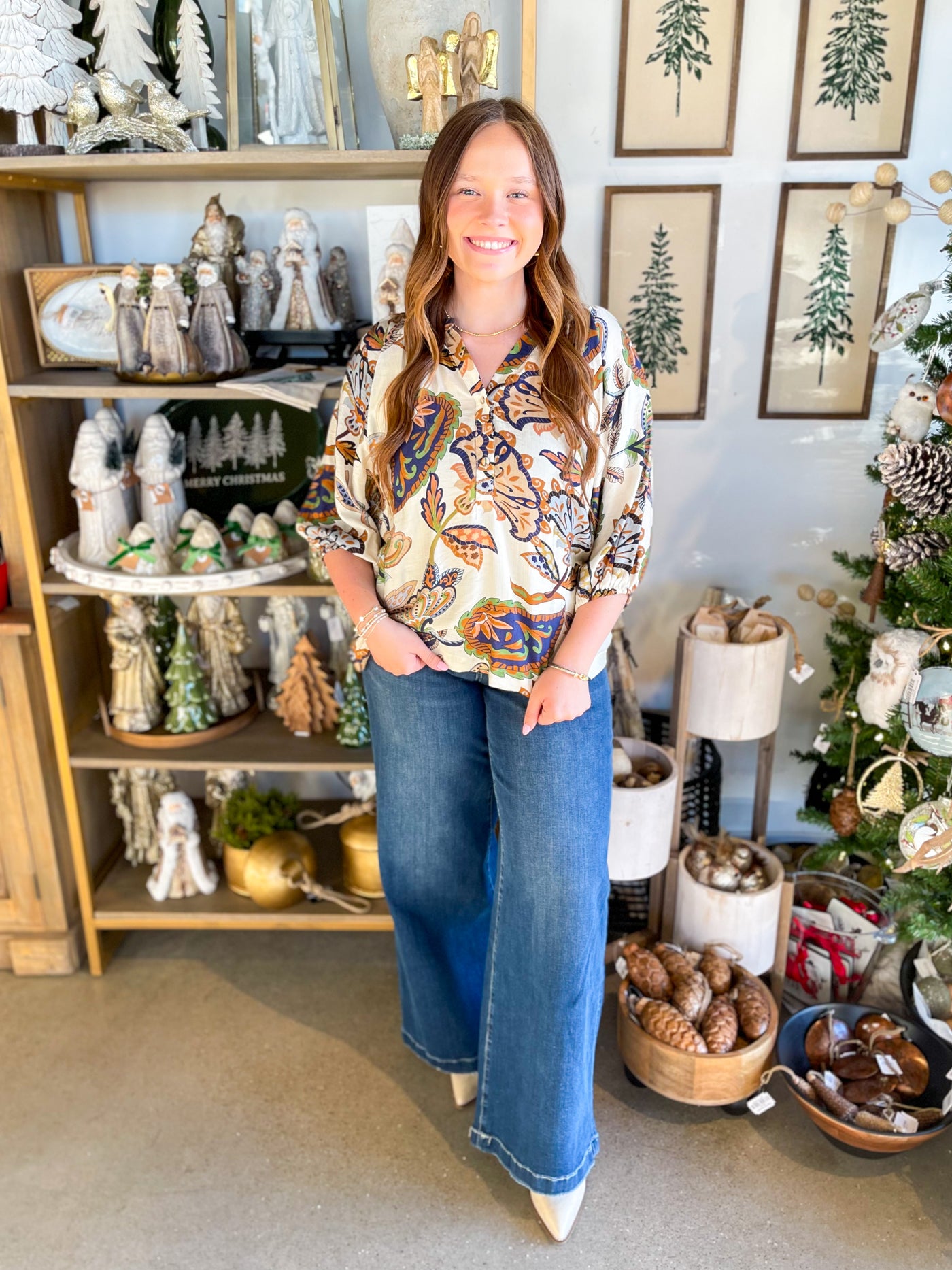 Umgee Cream Briar Top