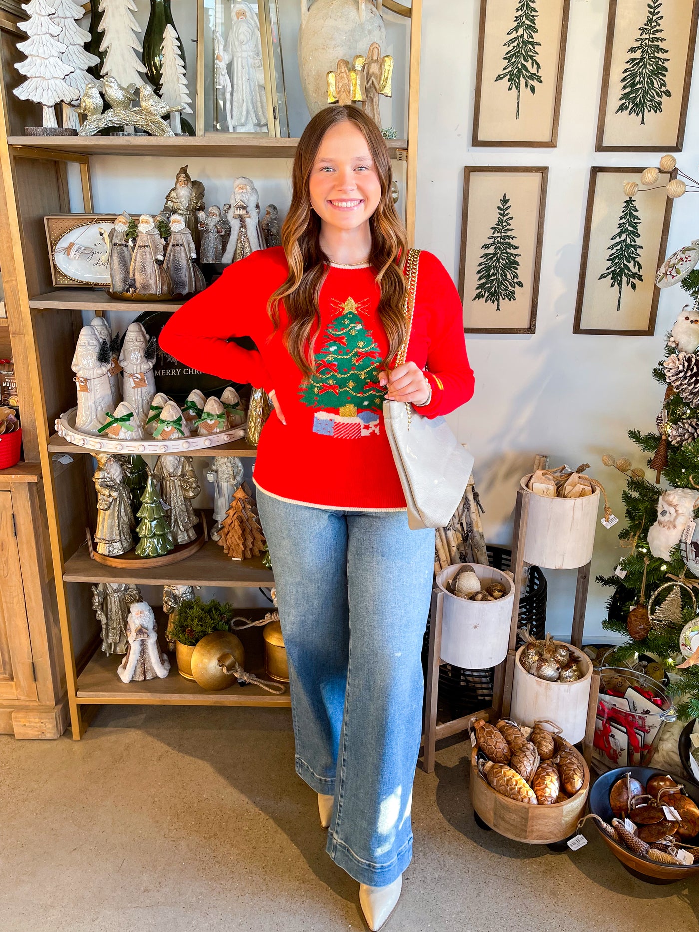 Jodifl Red Tree Sweater