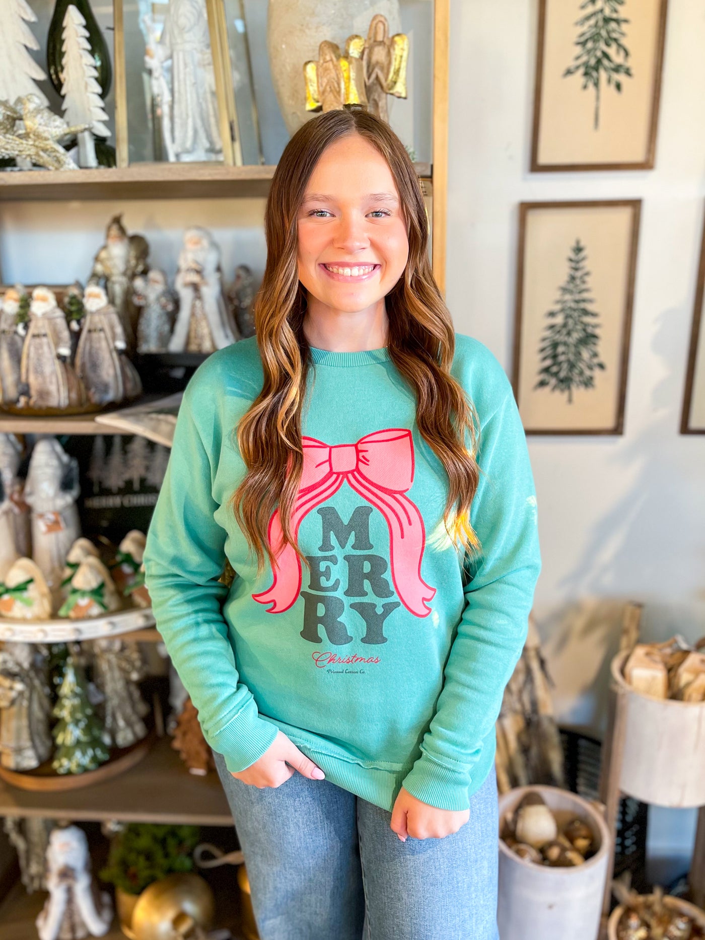 Merry Bow Sweatshirt