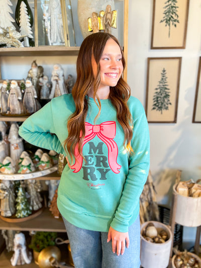 Merry Bow Sweatshirt