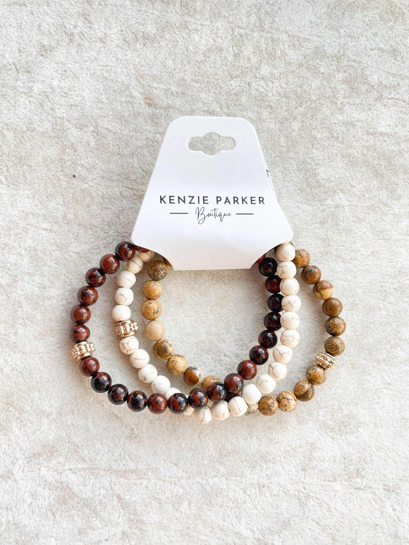 William Stone Stretch Bracelet