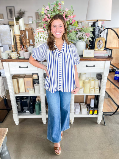 パンツ BEEDEN JQ WIDE STRAIGHT DENIM JBD Medium Wash Seamed Wide Leg Jean – Kenzie Parker