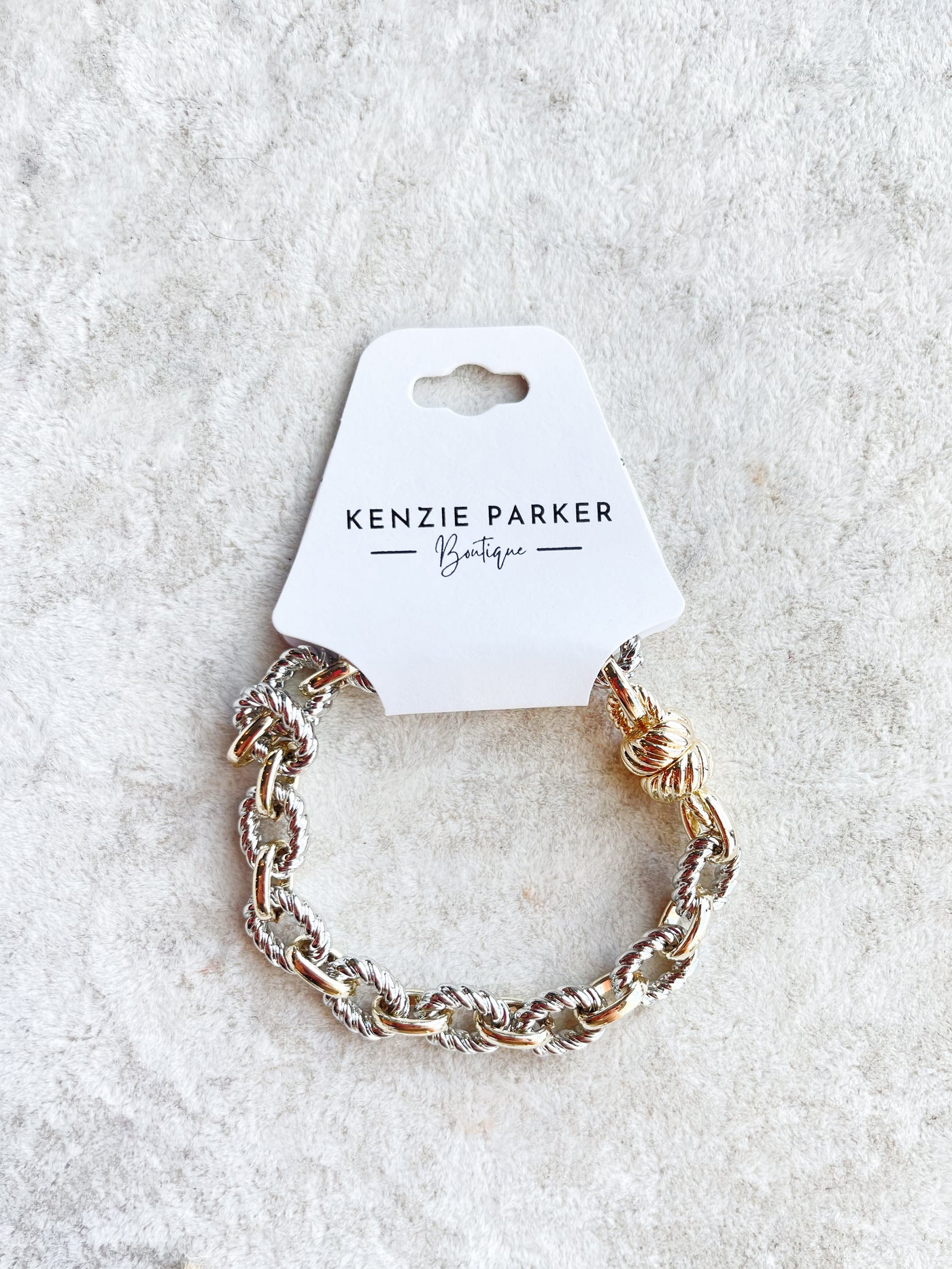 AF Crew Silver & Gold Bracelet