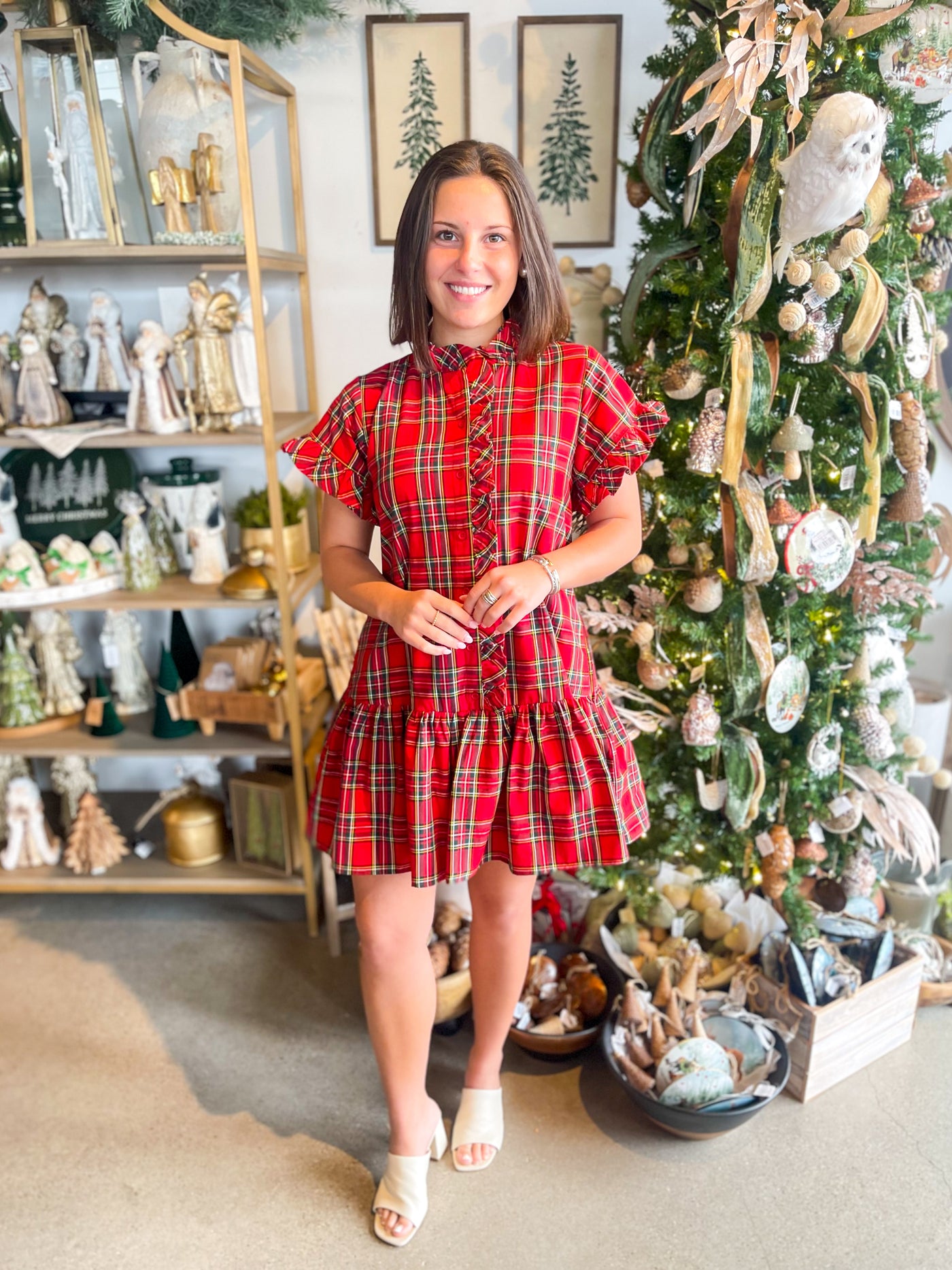 Entro Red Paige Dress