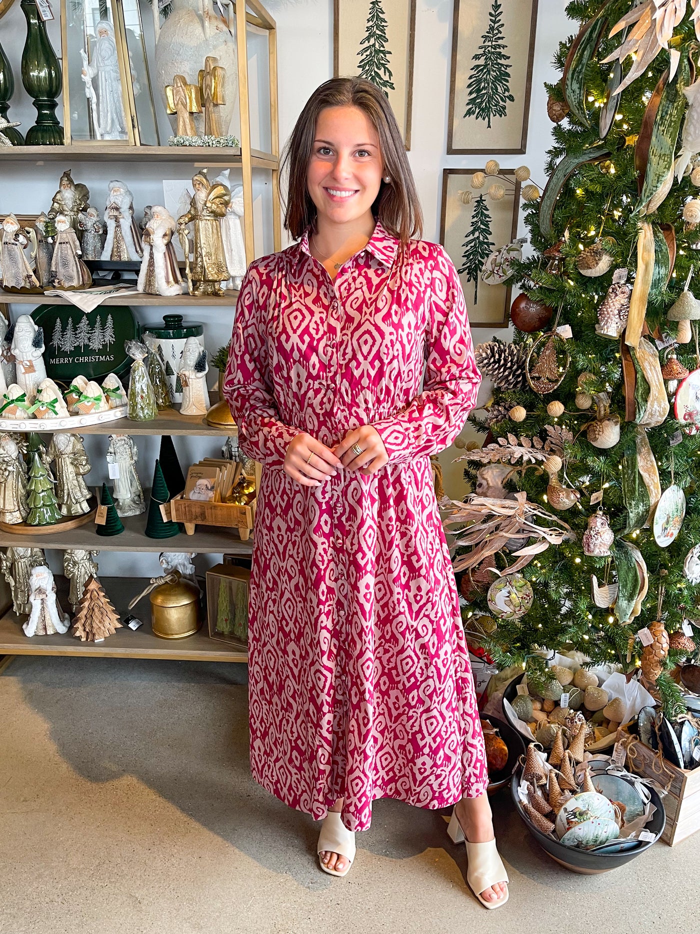 Umgee Merlot Rebecca Dress