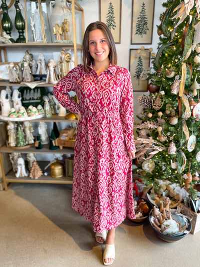 Umgee Merlot Rebecca Dress