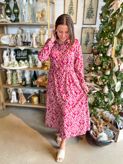 Umgee Merlot Rebecca Dress