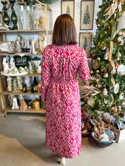 Umgee Merlot Rebecca Dress