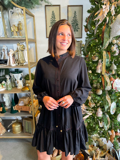 Umgee Black Jessica Dress