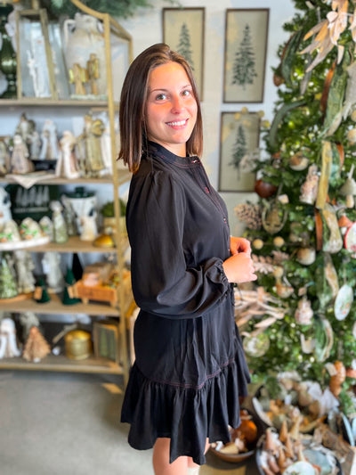 Umgee Black Jessica Dress