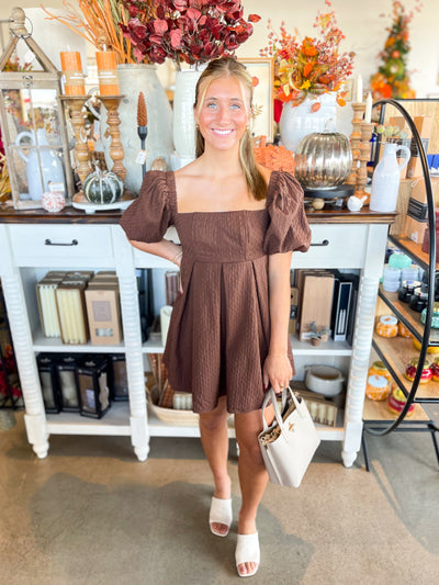 Texture Chocolate Dress