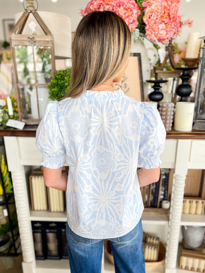 Jodifl Blue Hannah Top