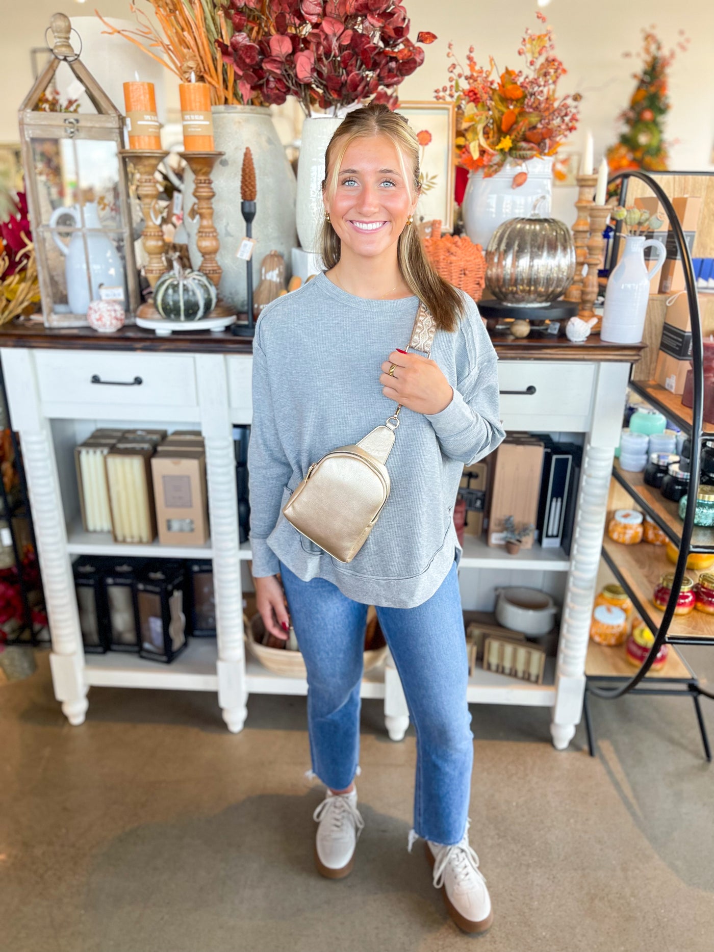 Heather Grey Sheree Woman’s Top
