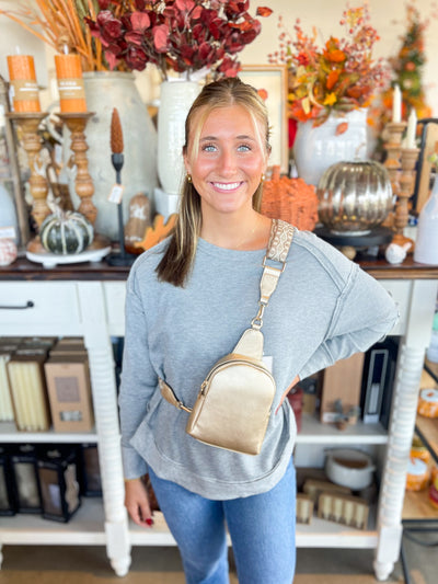 Heather Grey Sheree Woman’s Top