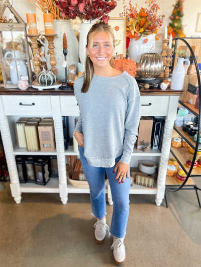 Heather Grey Sheree Woman’s Top